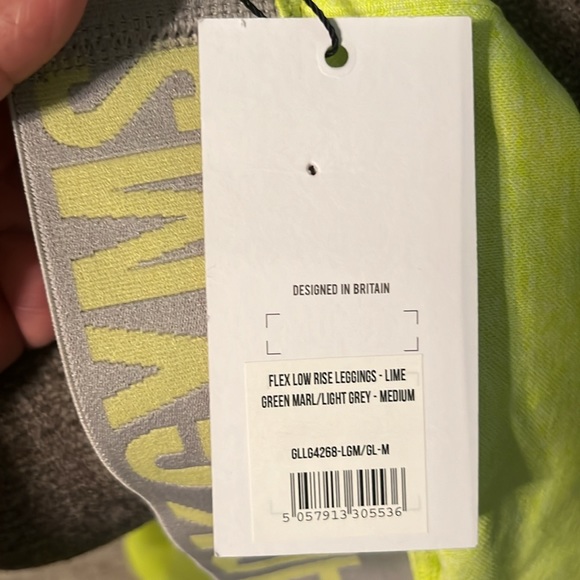 Gymshark flex low-rise Green/Grey Leggings - Picture 5 of 5